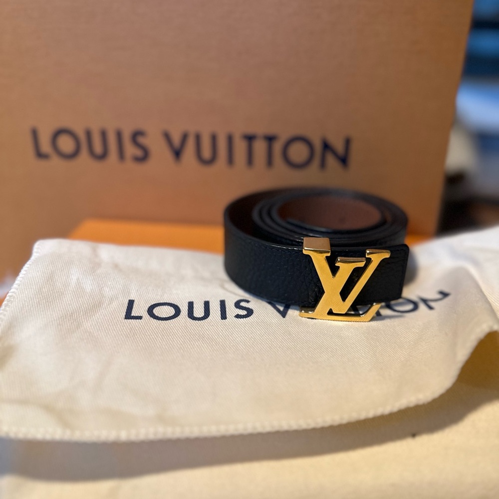 LV Initials Reversible Belt